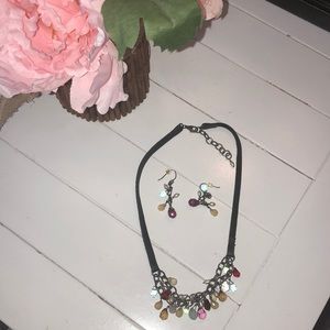 Necklace and earrings premier jewelry